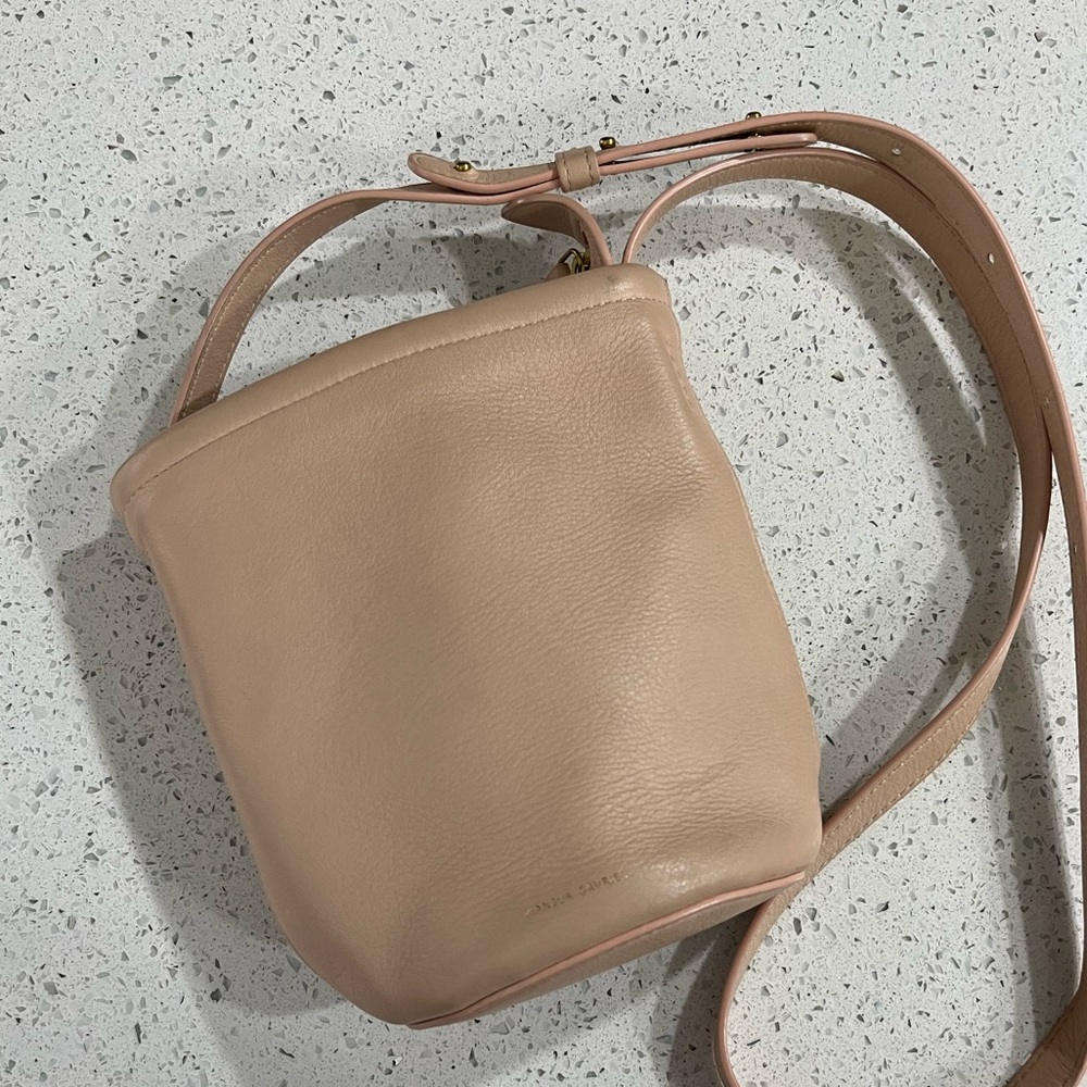 Mansur Gavriel | Mini Zip Leather Bucket Bag